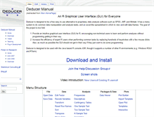 Tablet Screenshot of deducer.org